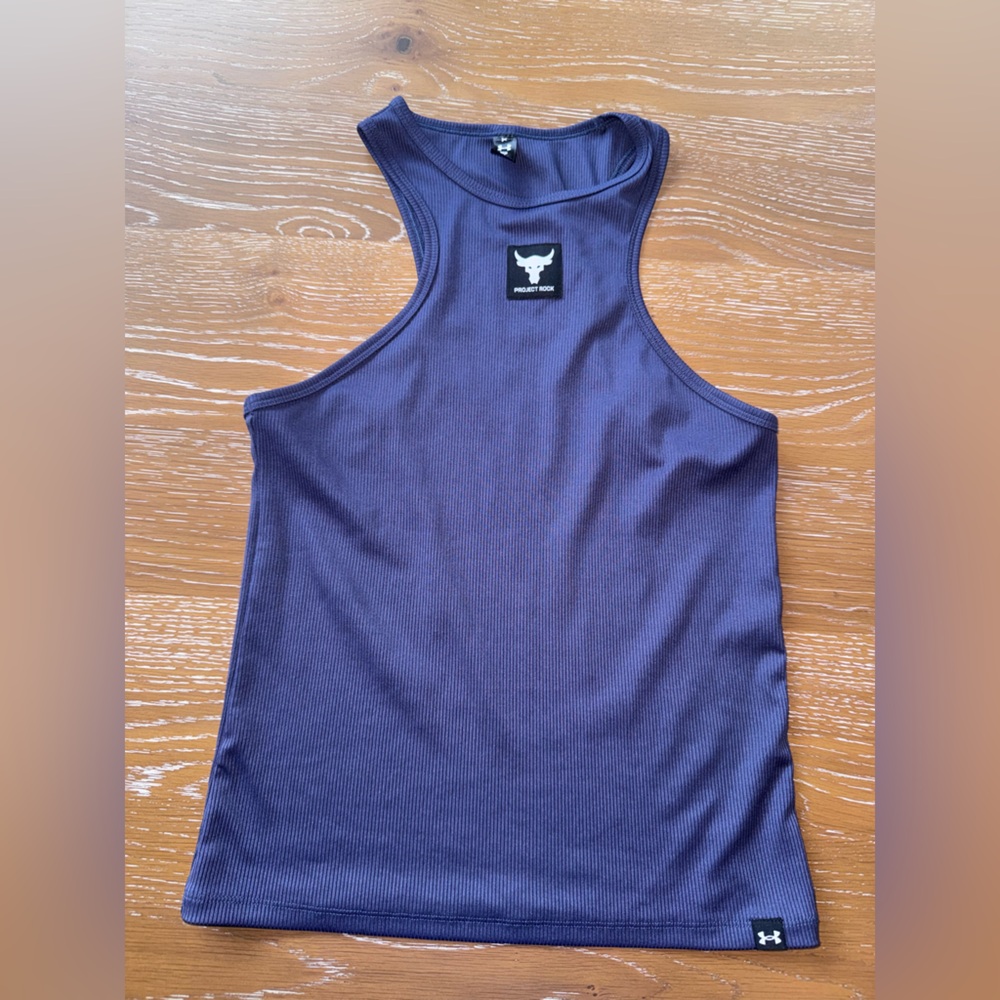 Under Armour Project Rock Fitted Muscle Tee Tank Top